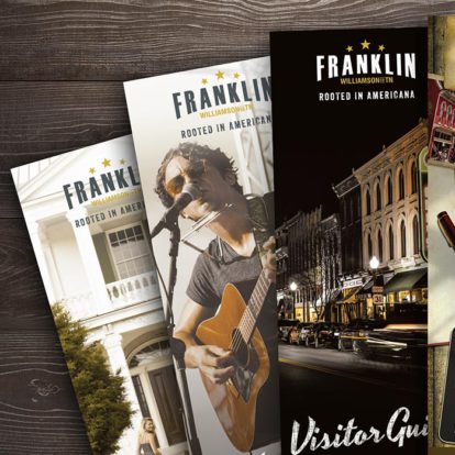 Franklin, Tennessee Tourism Brochure – Design and Branding.