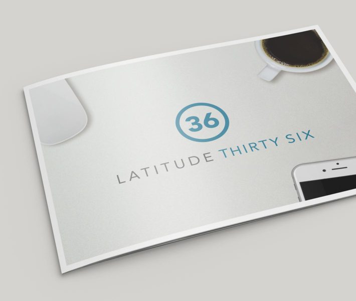36 latitude thirty six brand + brochure.
